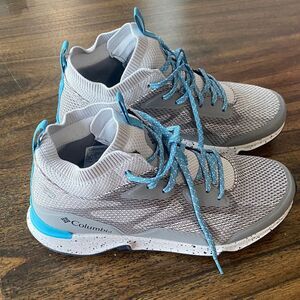 Columbia Vitesse Mid OutDry Hiking Shoes Gray Blue Women’s 9.5 Waterproof